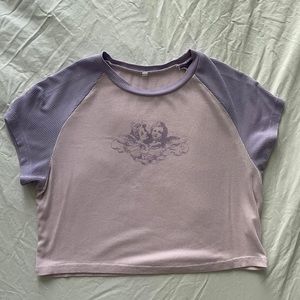 Cropped Angel Tee